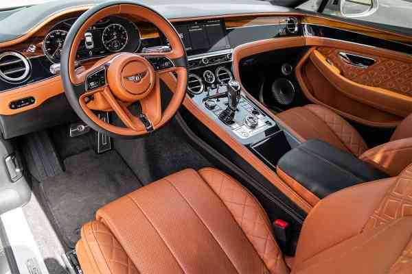 Rent Silver Bentley Continental GT 2021 model, REF-92 in Dubai