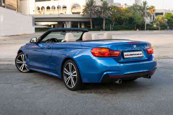 Rent Blue BMW 4 Series 2018 model, REF-4 in Dubai