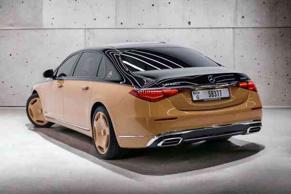 Designed by Virgil Abloh 1 of 150 Mercedes-Benz Maybach S680 available for rent in Dubai