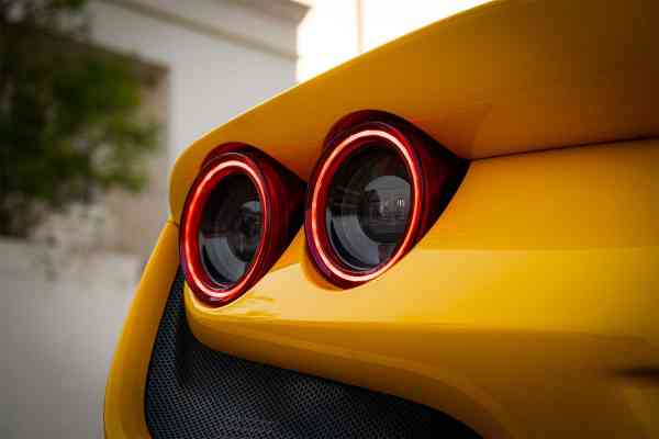 Rent Yellow Ferrari F8 Tributo 2021 model, REF-39 in Dubai
