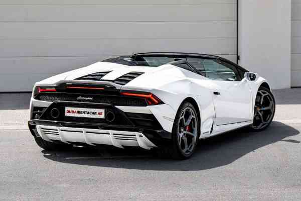 Rent White Lamborghini Huracan 2020 model, REF-46 in Dubai