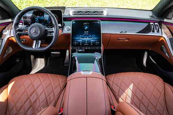 Rent White Mercedes-Benz S-Class 2021 model, REF-53 in Dubai