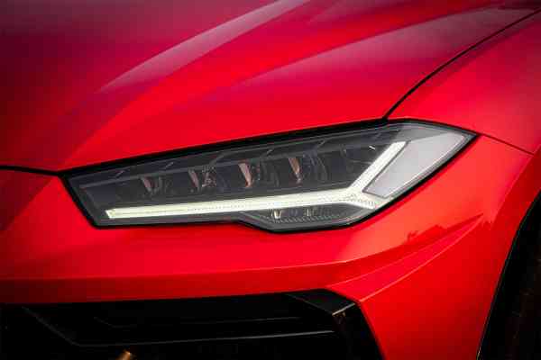 Rent Red brand new Lamborghini Urus 2021 model, REF-177 in Dubai