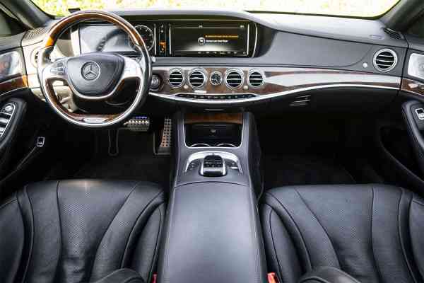 Rent Black unique Mercedes-Benz S-Class 2019 model, REF-149 in Dubai