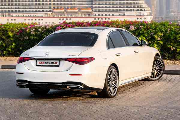 Rent White brand new Mercedes-Benz S-Class 2021 model, REF-178 in Dubai