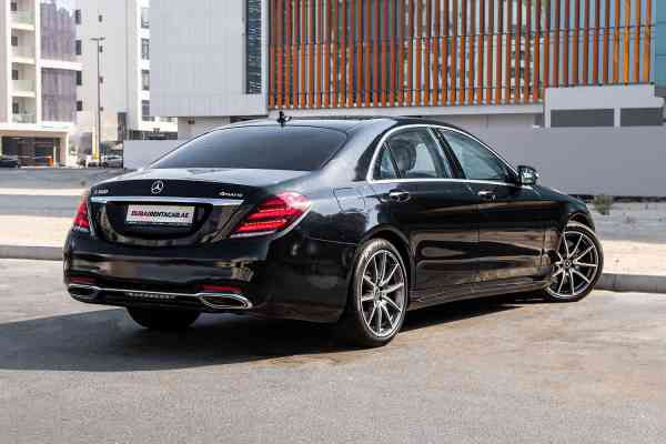 Rent Black Mercedes-Benz S-Class 2019 model, REF-13 in Dubai