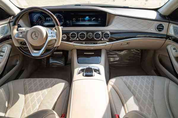 Rent Black Mercedes-Benz S-Class 2019 model, REF-13 in Dubai