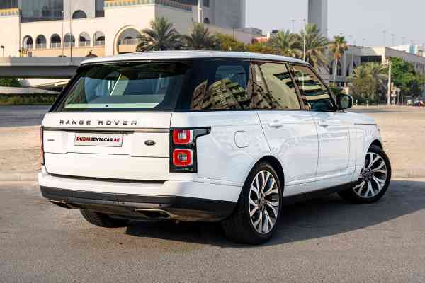 Rent White Range Rover Vogue 2021 model, REF-16 in Dubai