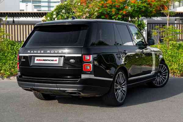 Rent Black unique Range Rover Vogue 2020 model, REF-61 in Dubai