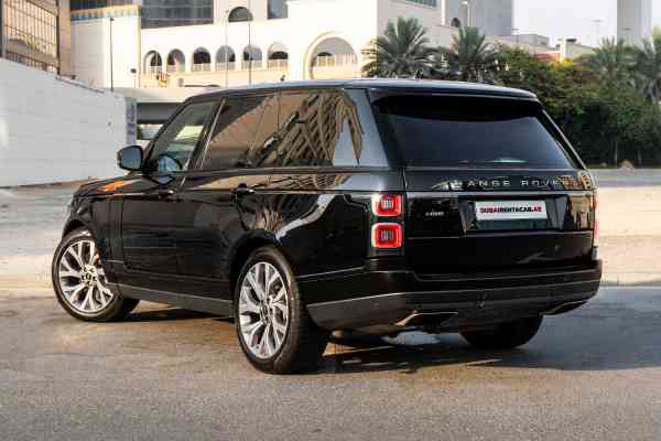 Rent Black Range Rover Vogue 2020 model, REF-15 in Dubai