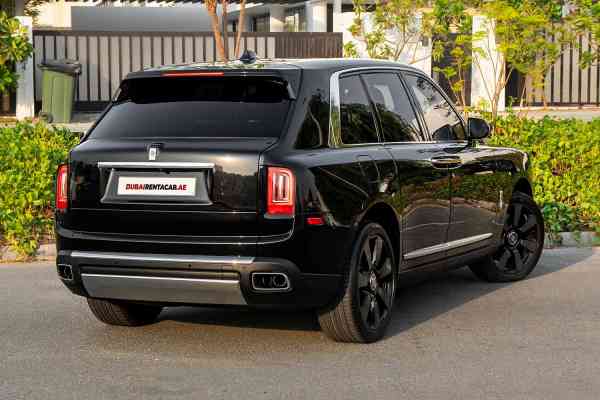 Rent Black special edition Rolls Royce Cullinan 2020 model, REF-165 in Dubai