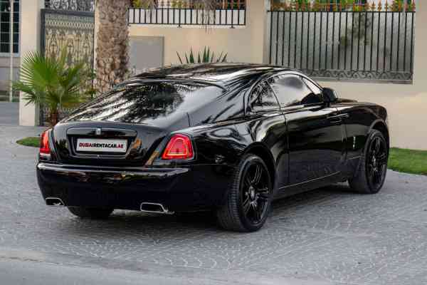 Rent Black Rolls Royce Wraith 2017 model, REF-64 in Dubai