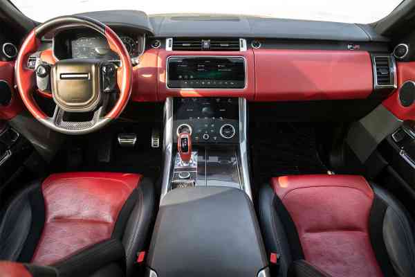 Rent Blue Range Rover SVR 2020 model, REF-17 in Dubai