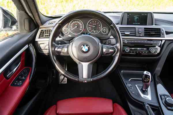 Rent White BMW 3 Series 2019 model, REF-93 in Dubai