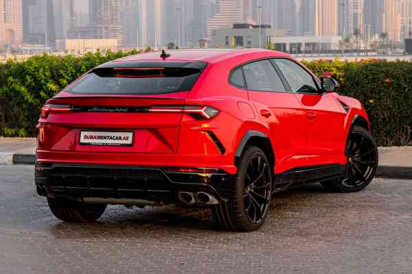Rent Red brand new Lamborghini Urus 2021 model, REF-177 in Dubai