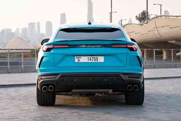 Rent Baby Blue Lamborghini Urus 2023 model in Dubai