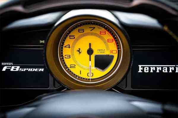 Rent Yellow Ferrari F8 Tributo 2021 model, REF-39 in Dubai