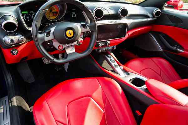 Rent Red Ferrari Portofino 2020 model, REF-138 in Dubai