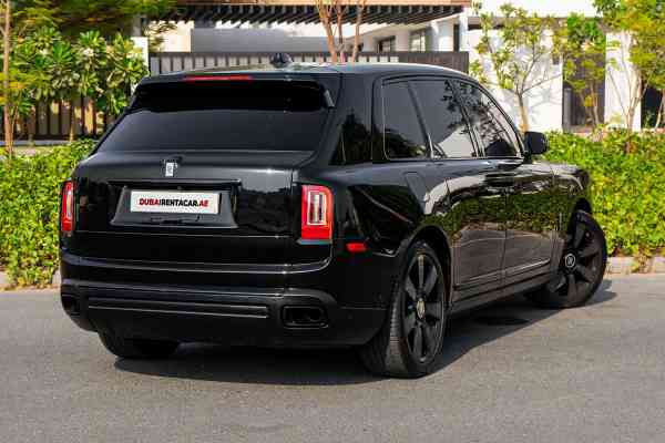 Rent Black special edition, brand new Rolls Royce Cullinan 2021 model, REF-166 in Dubai