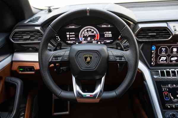Rent Baby Blue Lamborghini Urus 2023 model in Dubai