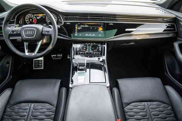 Rent Orange brand new Audi Q8 2021 model, REF-169 in Dubai