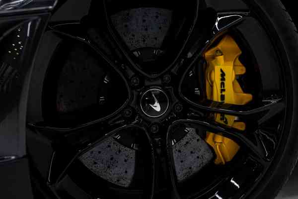 Black Mclaren 720 S available for rent in Dubai