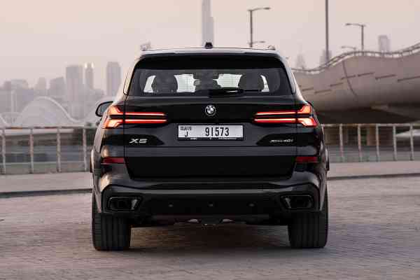 Rent Brand new black BMW X5 in Dubai