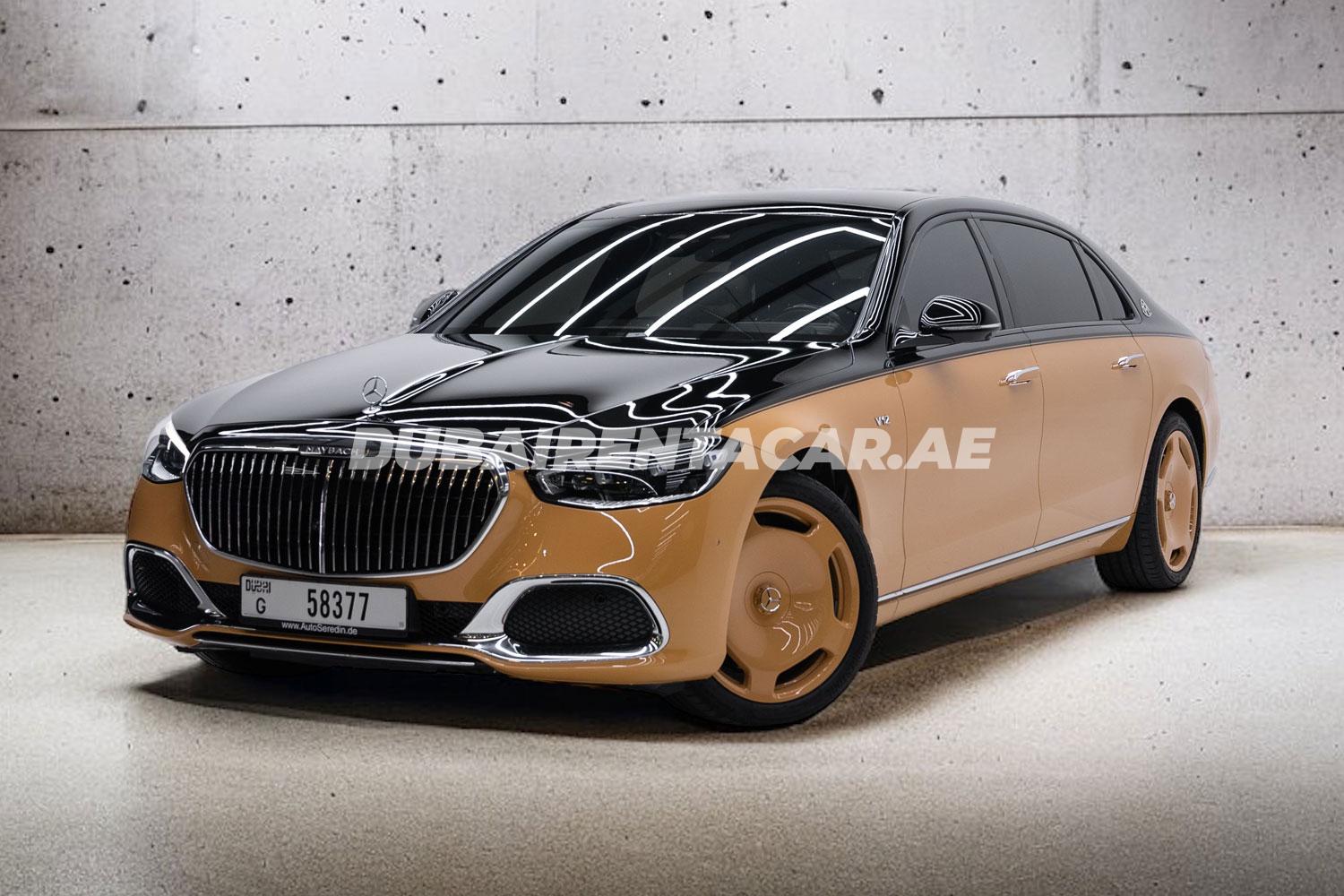 Designed by Virgil Abloh 1 of 150 Mercedes-Benz Maybach S680 available for rent in Dubai