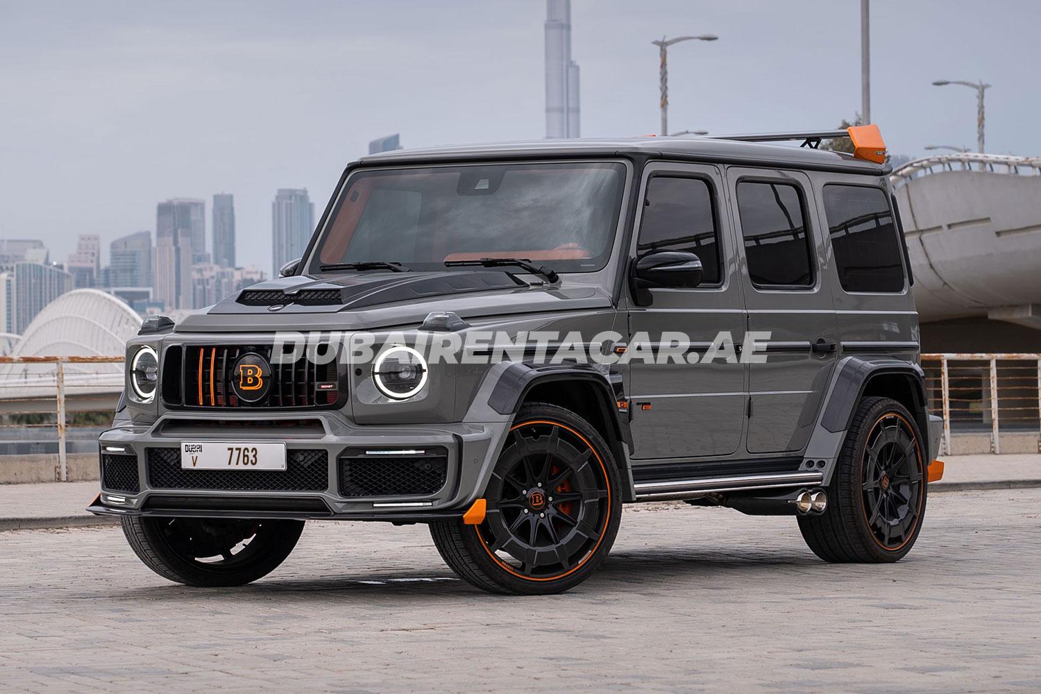 Rent G900 Brabus Rocket Edition with Hermes interior in Dubai