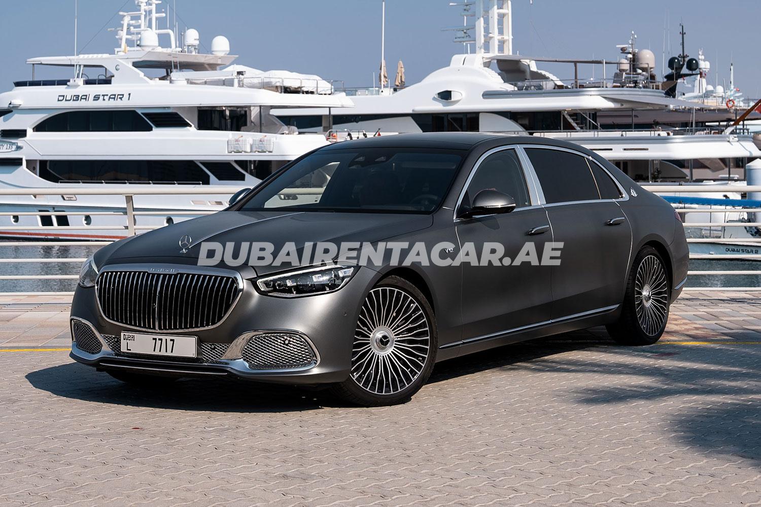 Luxurious 2023 Mercedes-Benz Maybach S680 available for rent in Dubai