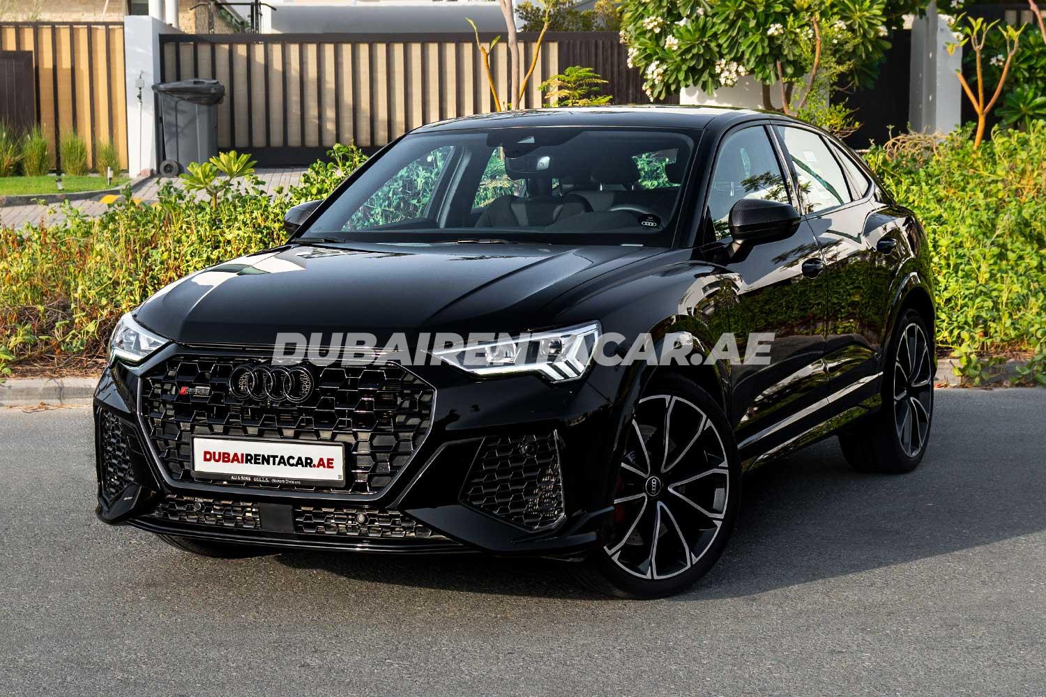 Rent Black brand new Audi Q3 2021 model, REF-89 in Dubai