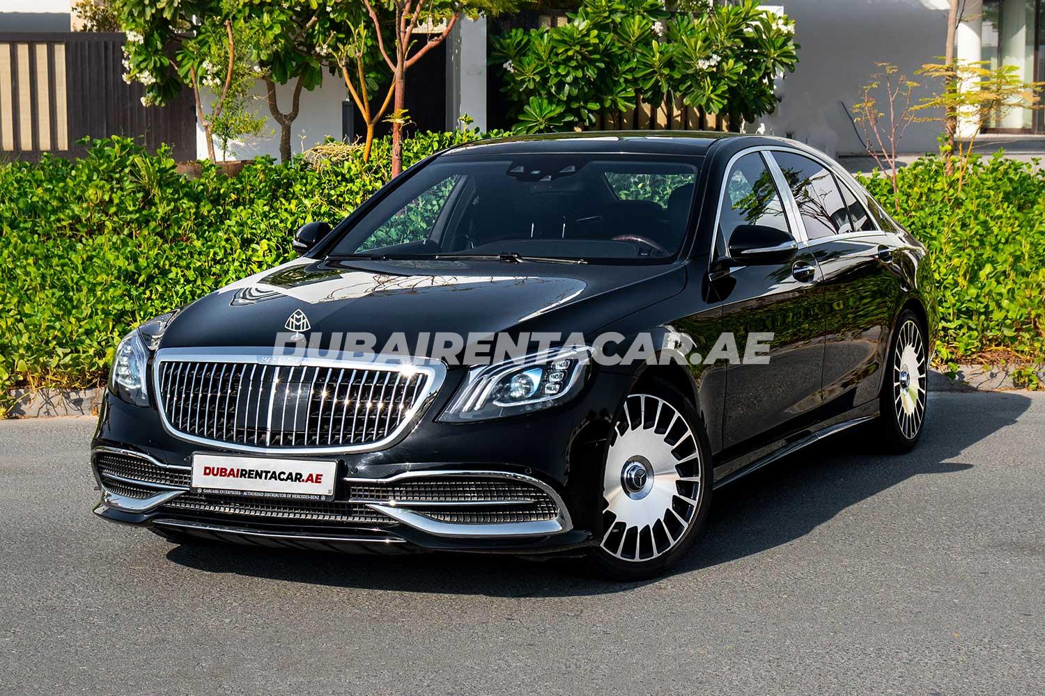 Rent Black unique Mercedes-Benz S-Class 2019 model, REF-149 in Dubai