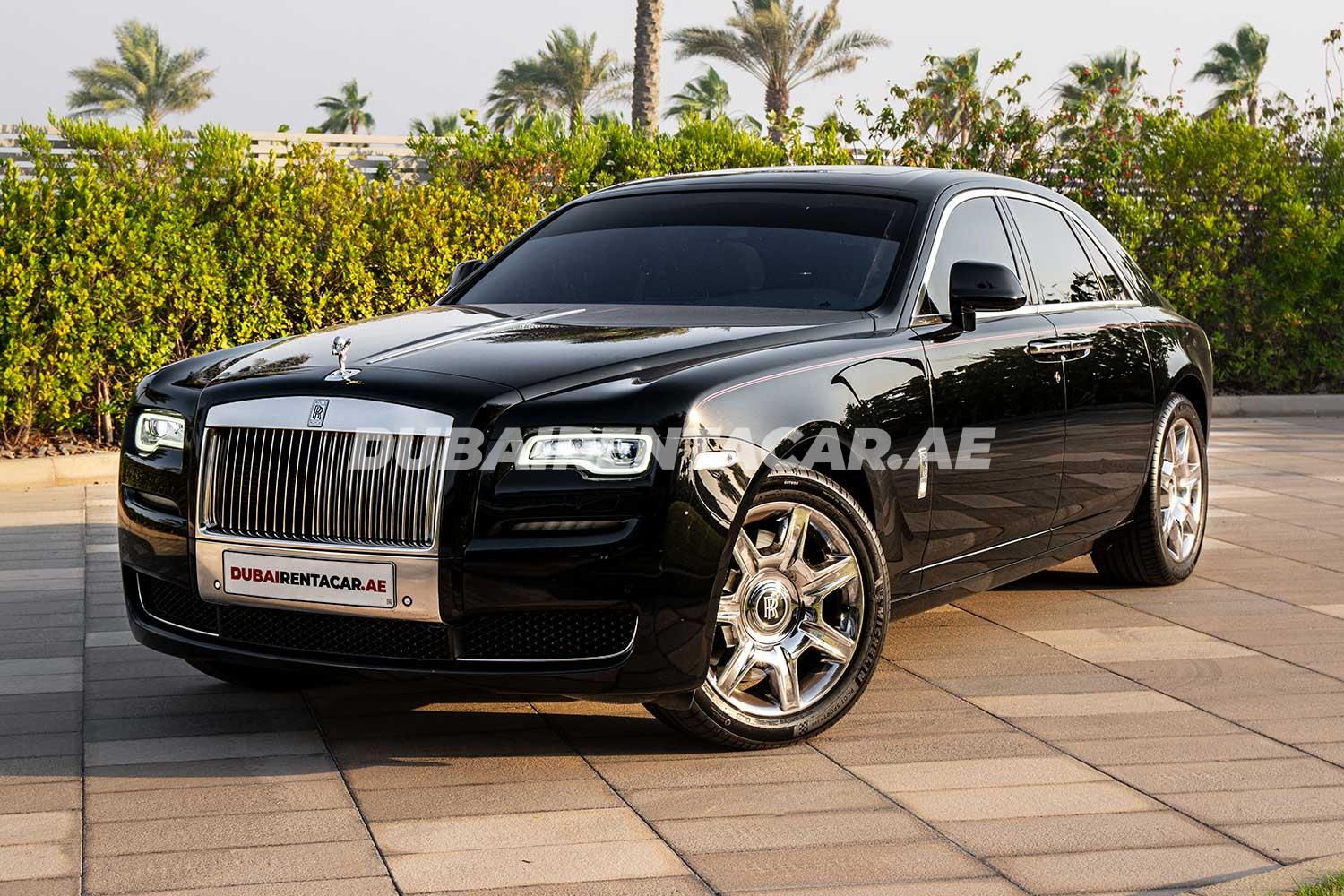 Rent Black Rolls Royce Ghost 2020 model, REF-72 in Dubai