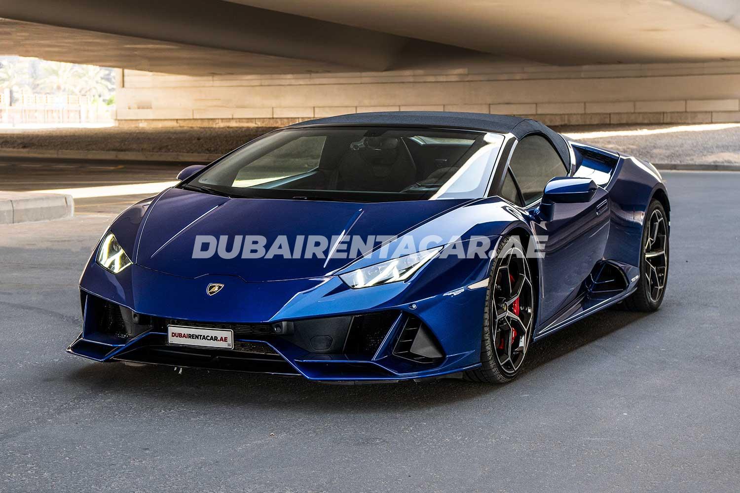 Rent Blue Lamborghini Huracan 2020 model, REF-73 in Dubai, ID-73 | Dubai  Rent A Car