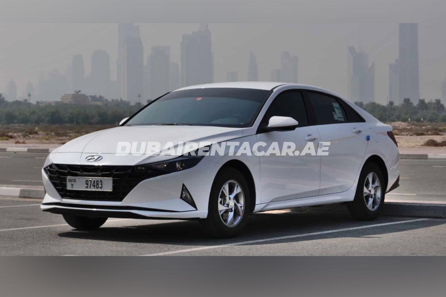 Hyundai Elantra 2024 available for rent in Dubai