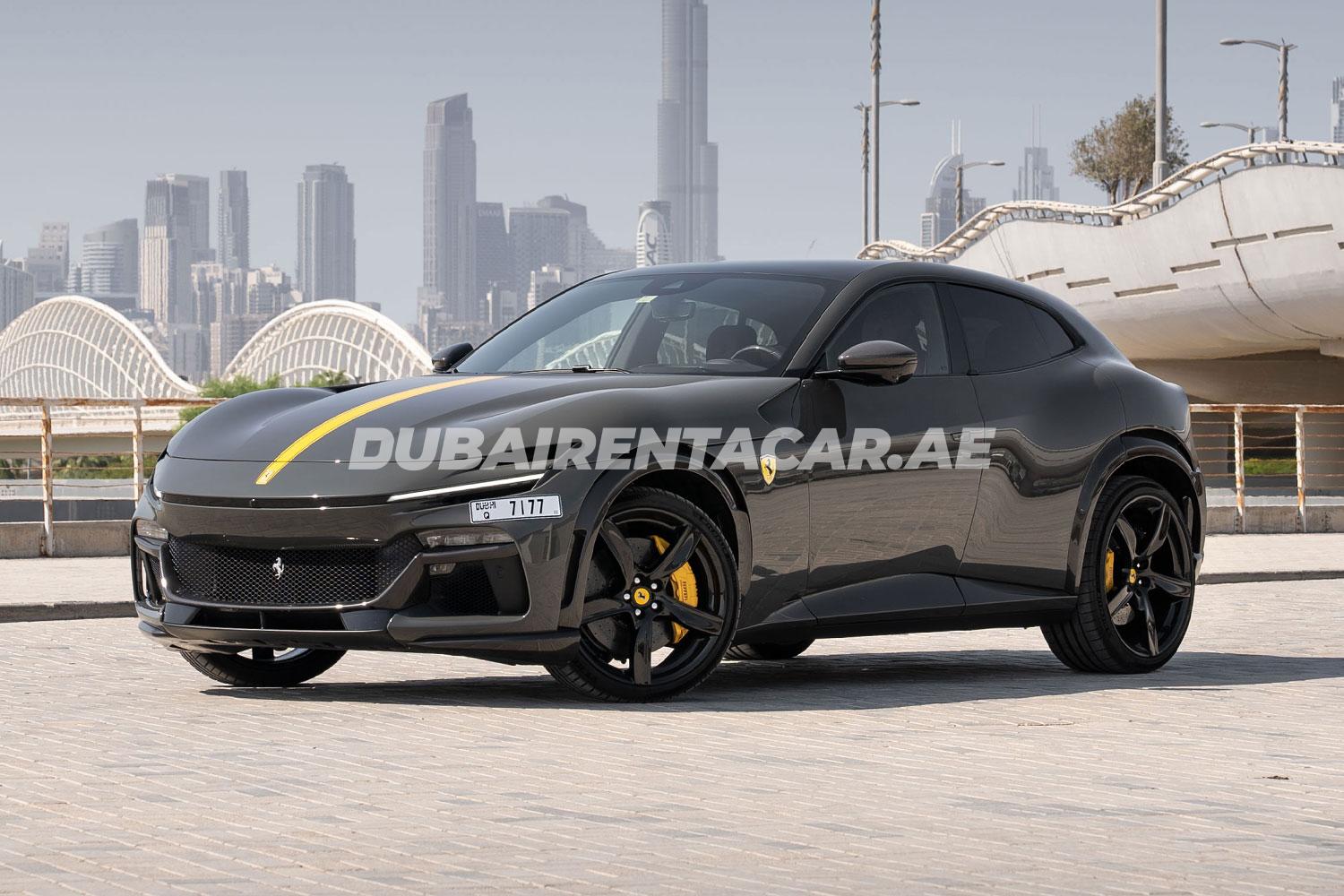 Ferrari Purosangue available for rent in Dubai