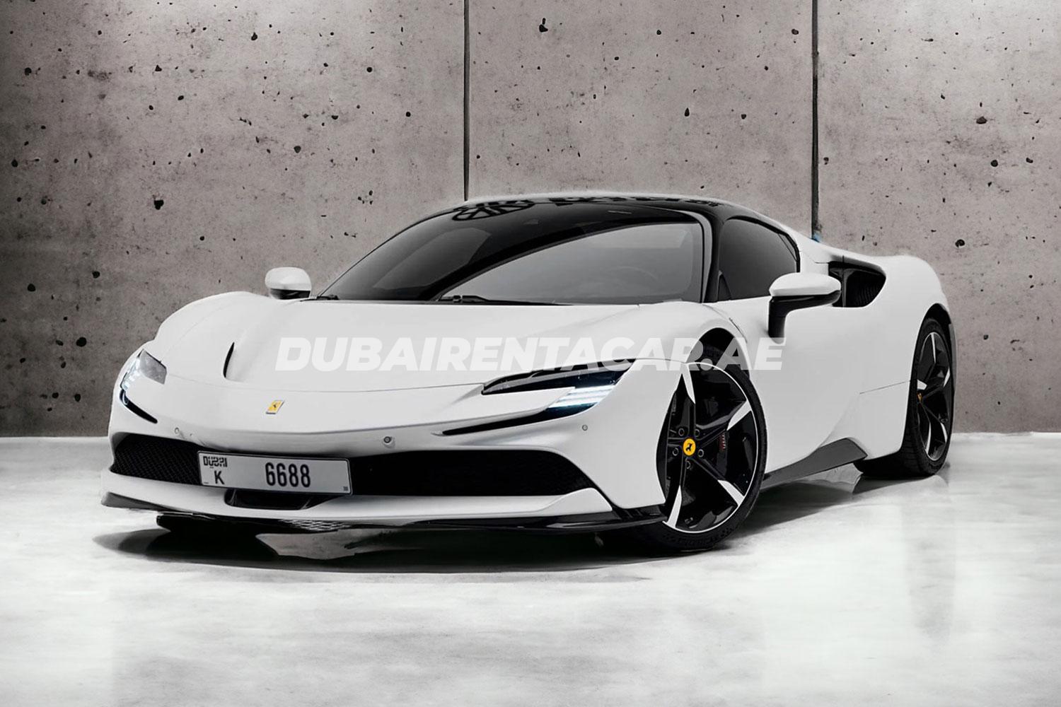 Аренда Феррари SF90 Spider в Дубае