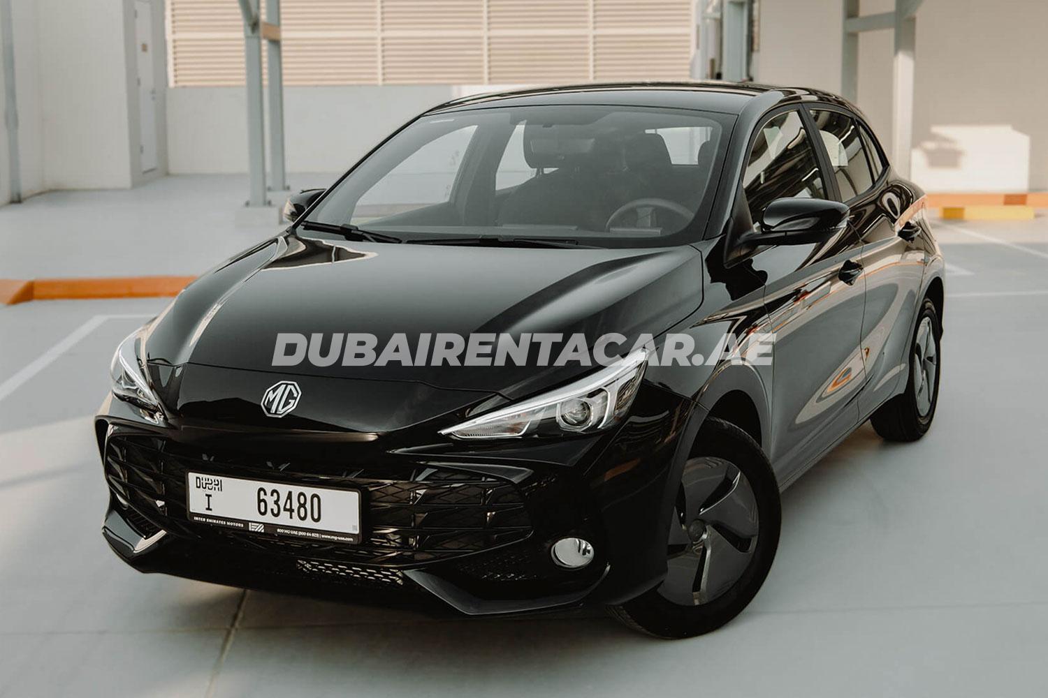 Rent MG 3 in Dubai