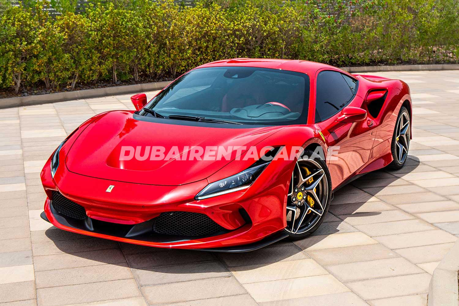 Rent Red brand new Ferrari F8 Tributo 2021 model, REF-81 in Dubai, ID ...