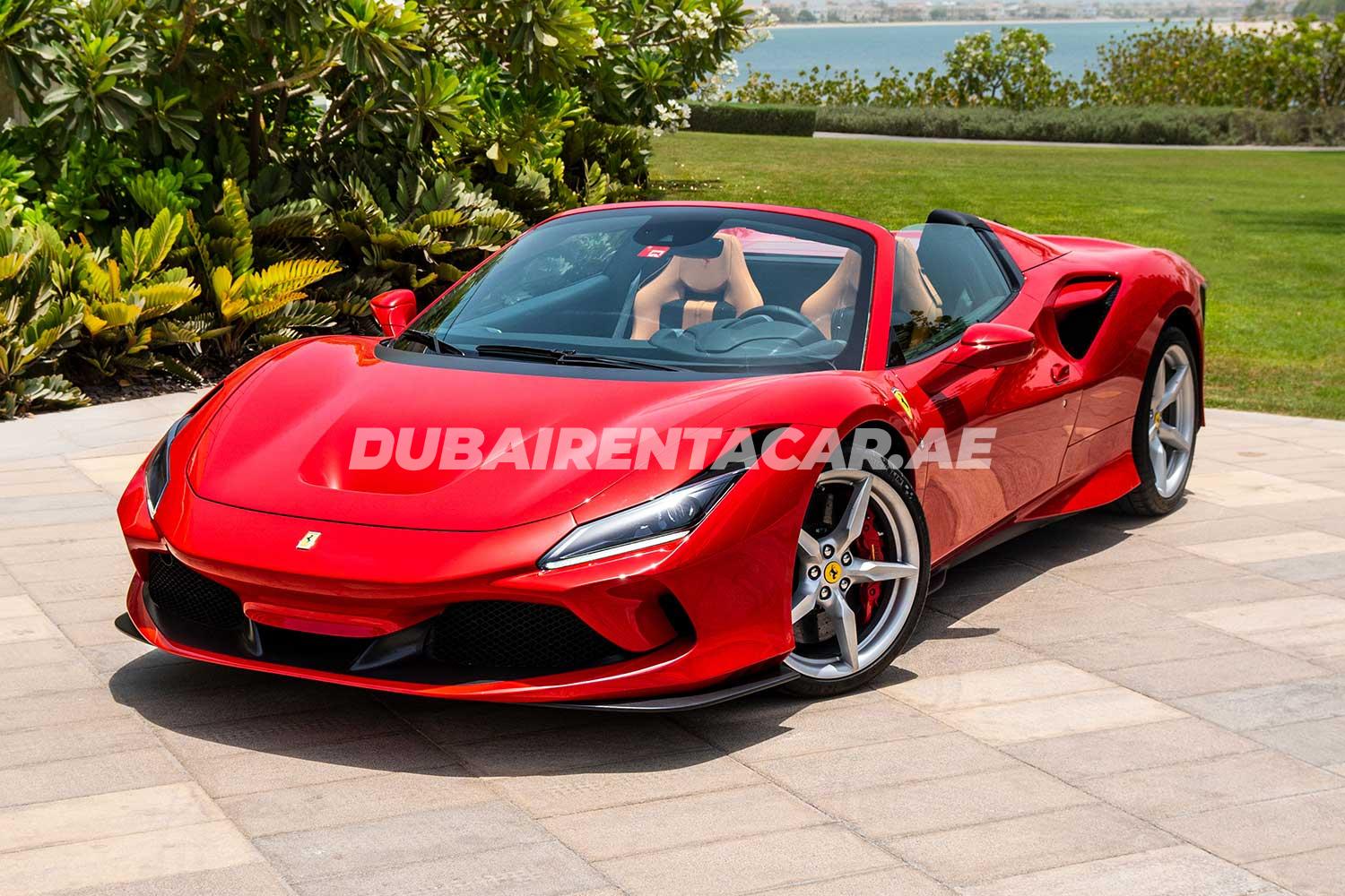 Rent Ferrari F8 Spyder