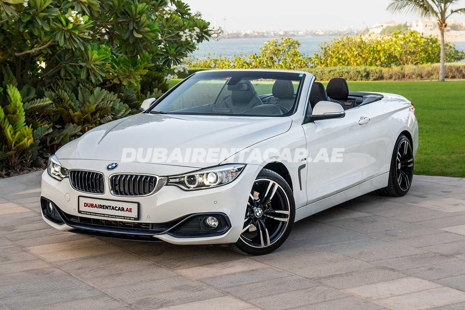 Rent White BMW 4 Series 2019 model, REF-110 in Dubai