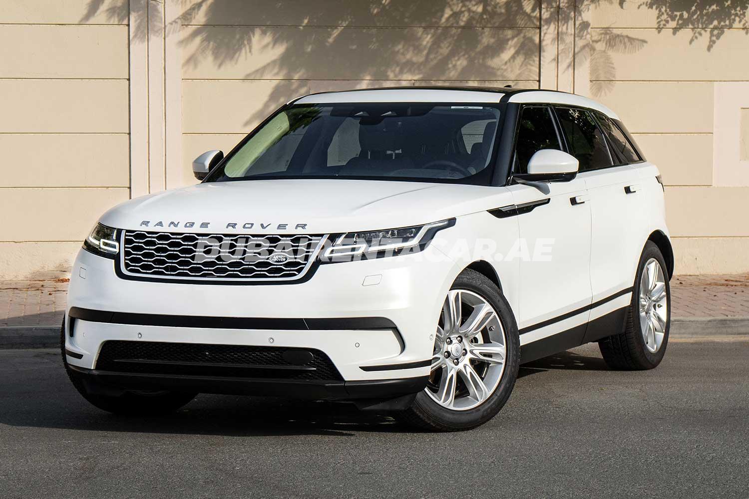 Rent White Range Rover Velar 2020 model, REF-134 in Dubai