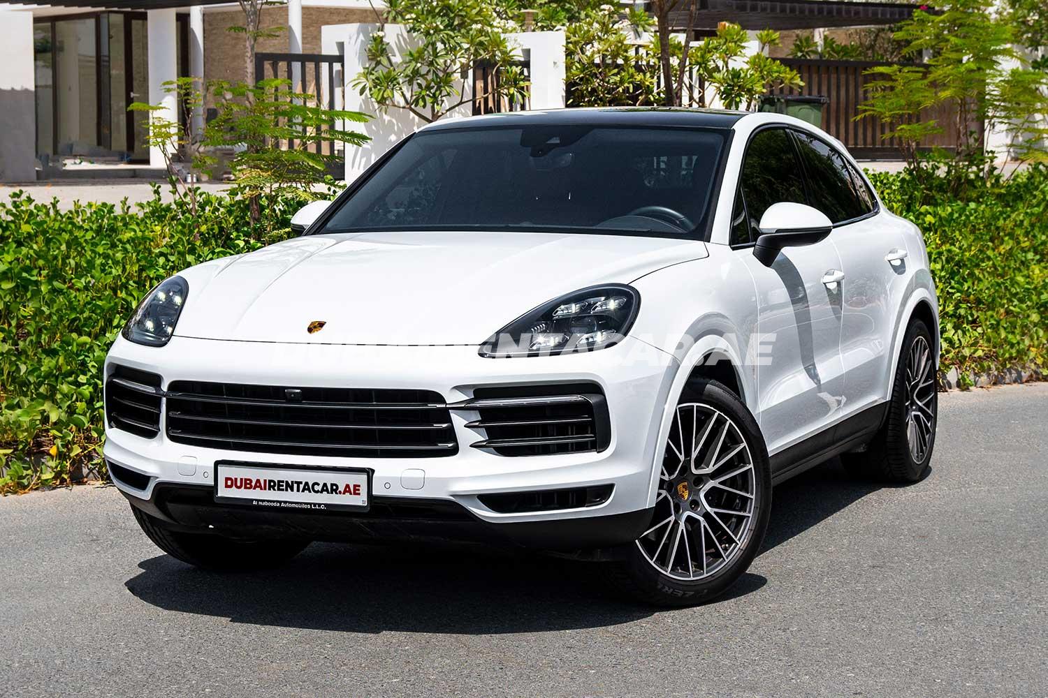 Rent Black brand new Porsche Cayenne 2021 model, REF-56 in Dubai