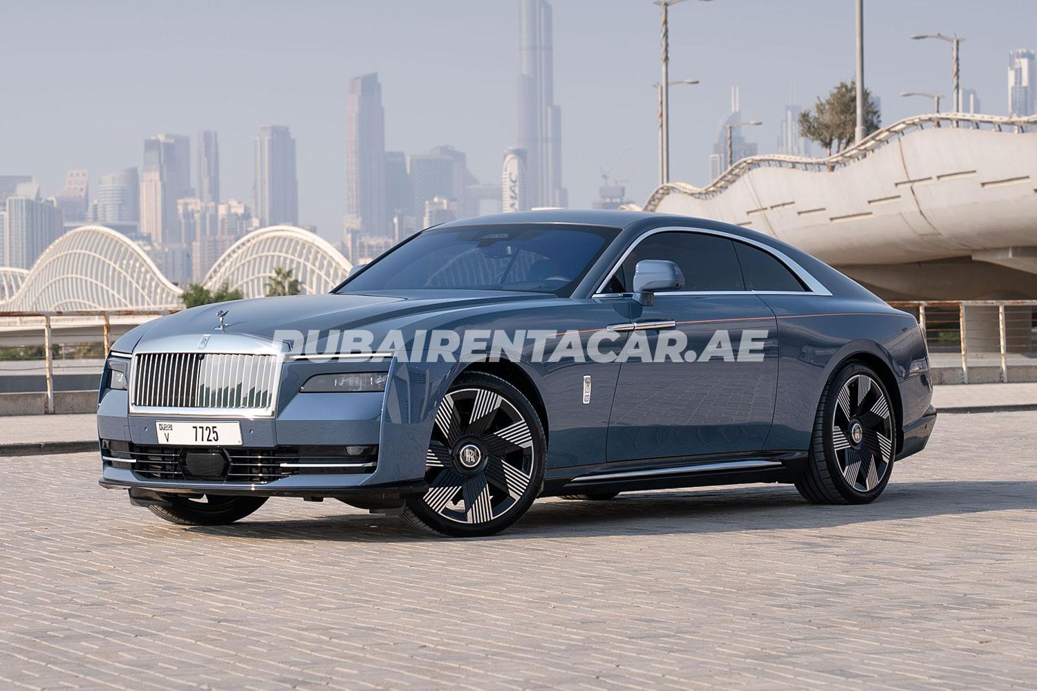 Арендовать роскошный Rolls Royce Spectre в Дубае