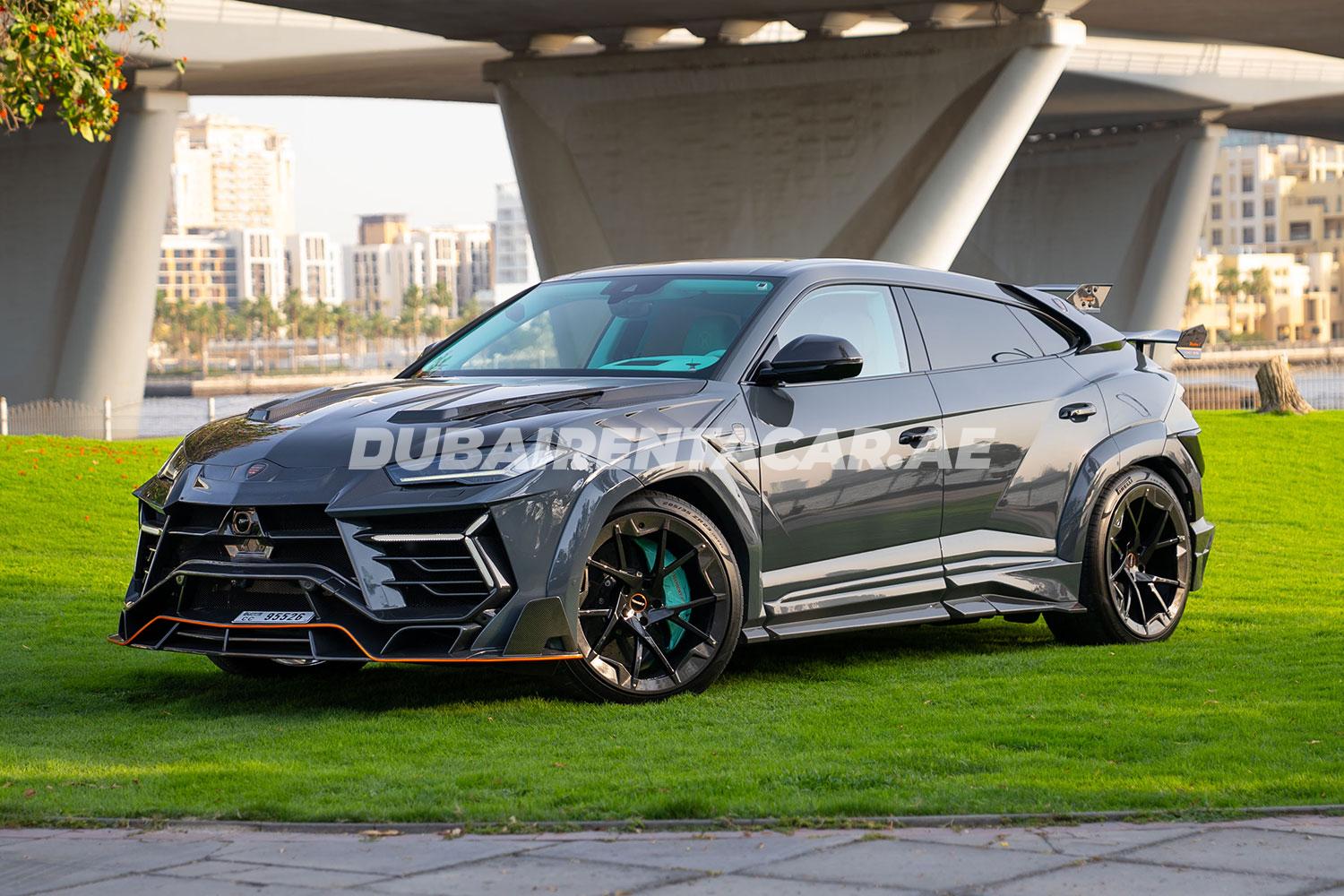 Rent Lamborghini Urus Mansory available for rent in Dubai